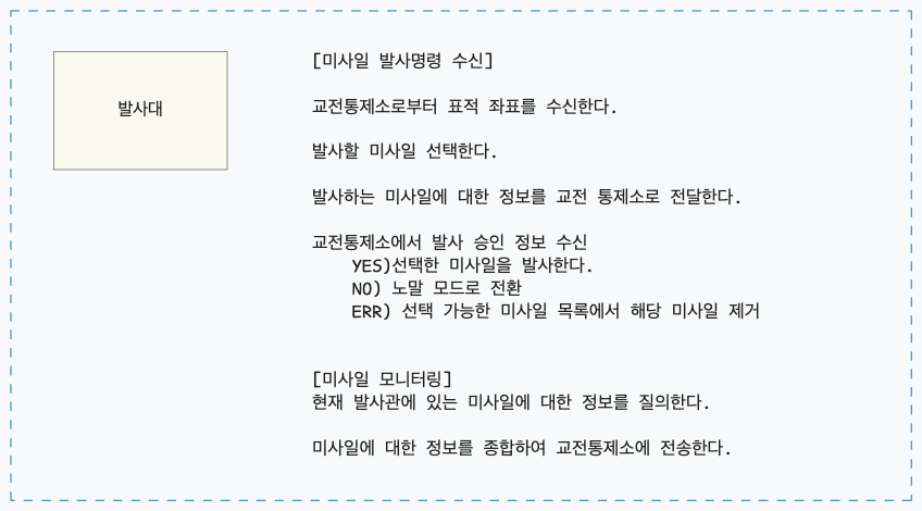 발사대 시나리오